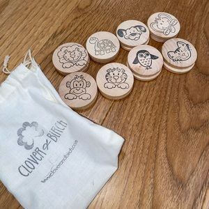 Wooden matching game